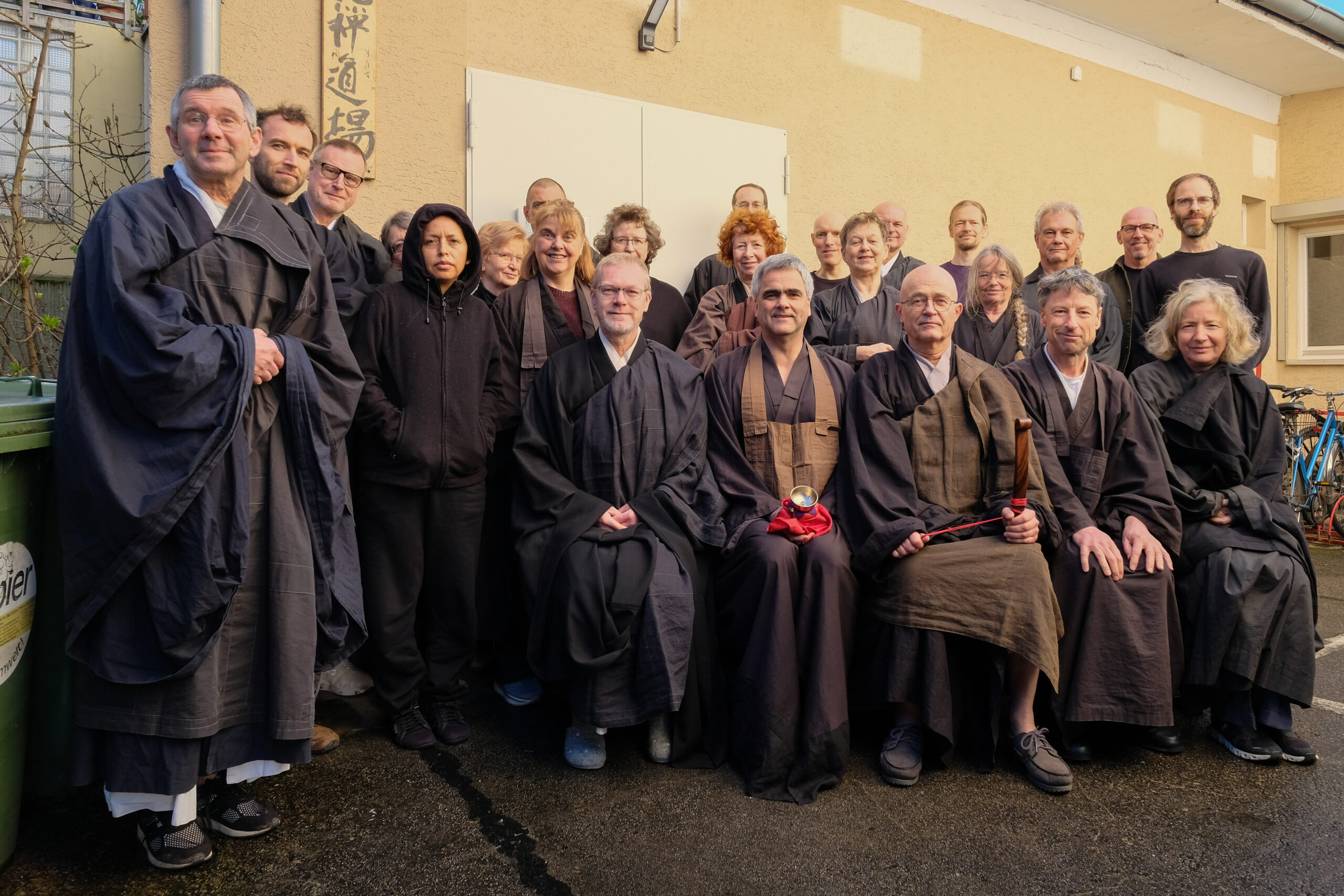 Gruppenfoto Zen Wochenende mit Bertrand Schütz